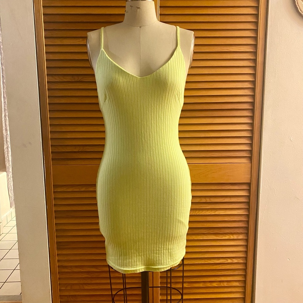 Sabo Skirt Lime Green Mini Dress